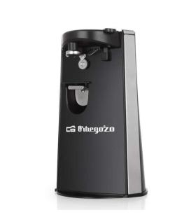 Orbegozo CU 6500 Abrelatas Electrico 3 en 1 - Practico y Funcional - Cuchilla de Acero Inoxidable - Potencia 60W - Facil Limpiez