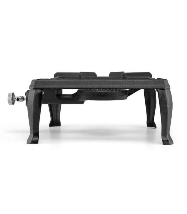 Orbegozo FO 6100 Hornillo a Gas Portatil Resistente - Potente Quemador de 3.5kW - Parrilla de Hierro Fundido - Uso Exterior Segu