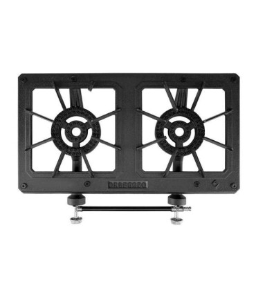 Orbegozo FO 6200 Hornillo a Gas Portatil - Potente y Resistente para Uso Exterior - Parrilla de Hierro Fundido - Seguro y Practi