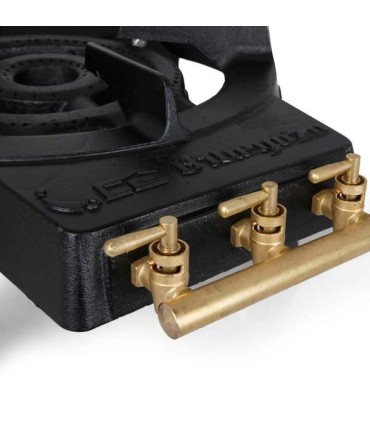 Orbegozo FO 6400 Hornillo a Gas Resistente y Eficiente - Potencia 7.000W - Hierro Fundido - Doble Quemador - Seguro y Practico