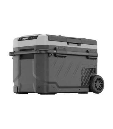 Nevera Portátil Muvip 40L Doble Zona - Compresor Silencioso - Ruedas - Color Negro. Capacidad 40L, Consumo 60W, Compresor silenc