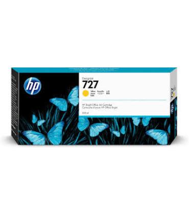 HP F9J78A Amarillo Cartucho de Tinta Original - 727