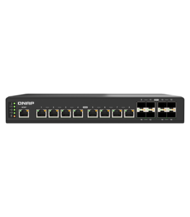 QNAP QSW-IM3216-8S8T switch Gestionado 10G Ethernet (100/1000/10000) Negro