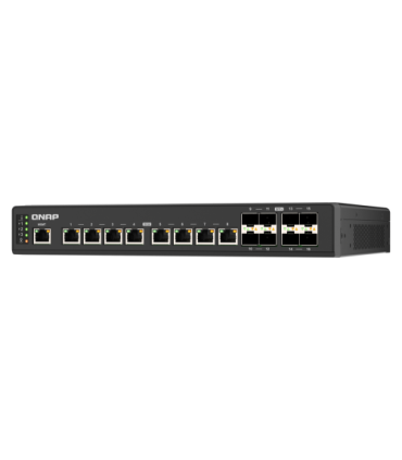 QNAP QSW-IM3216-8S8T switch Gestionado 10G Ethernet (100/1000/10000) Negro
