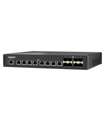 QNAP QSW-IM3216-8S8T switch Gestionado 10G Ethernet (100/1000/10000) Negro