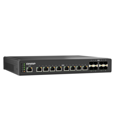 QNAP QSW-IM3216-8S8T switch Gestionado 10G Ethernet (100/1000/10000) Negro