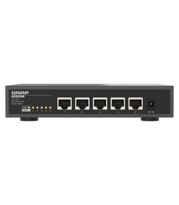 QNAP QSW-3205-5T switch No administrado 10G Ethernet (100/1000/10000) Escritorio Negro