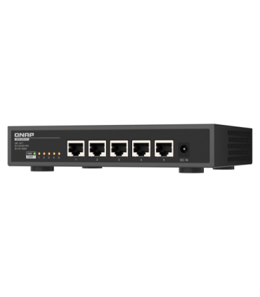 QNAP QSW-3205-5T switch No administrado 10G Ethernet (100/1000/10000) Escritorio Negro
