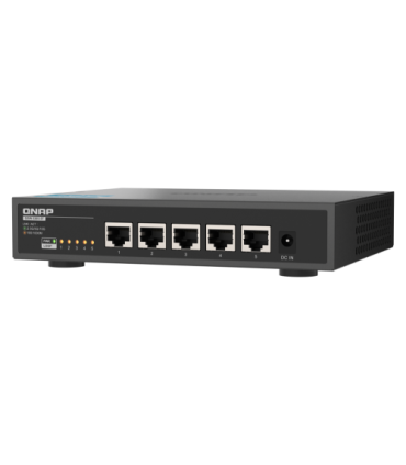 QNAP QSW-3205-5T switch No administrado 10G Ethernet (100/1000/10000) Escritorio Negro