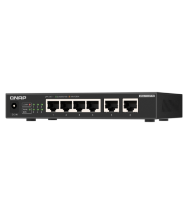 QNAP QSW-2104-2T-R2 switch No administrado 10G Ethernet (100/1000/10000) Escritorio Negro