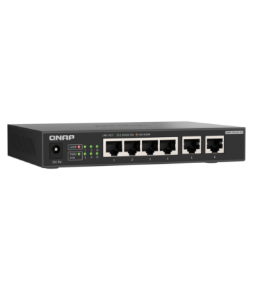 QNAP QSW-2104-2T-R2 switch No administrado 10G Ethernet (100/1000/10000) Escritorio Negro