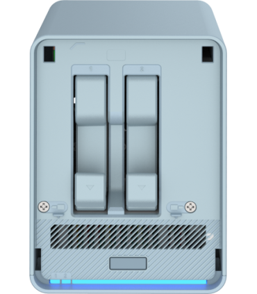 QNAP QMiroPlus-201W NAS Escritorio Intel® Celeron® J4125 4 GB DDR4 0 TB QNAP Turbo System Azul