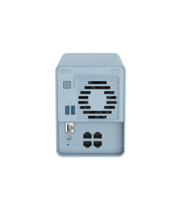 QNAP QMiroPlus-201W NAS Escritorio Intel® Celeron® J4125 4 GB DDR4 0 TB QNAP Turbo System Azul