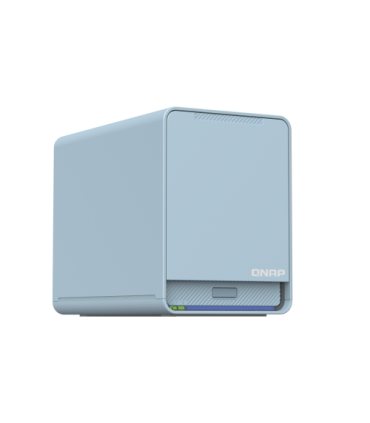 QNAP QMiroPlus-201W NAS Escritorio Intel® Celeron® J4125 4 GB DDR4 0 TB QNAP Turbo System Azul