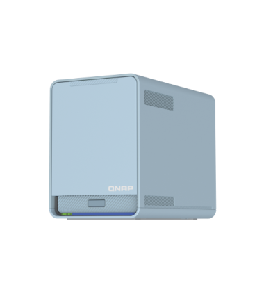 QNAP QMiroPlus-201W NAS Escritorio Intel® Celeron® J4125 4 GB DDR4 0 TB QNAP Turbo System Azul