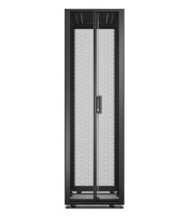 APC EASY RACK 600MM/42U/800MM WITH ROOF SIDE PANEL CASTORS FEET AND 4 BRACKETS NO BOTTOM BLACK Rack o bastidor independiente Neg