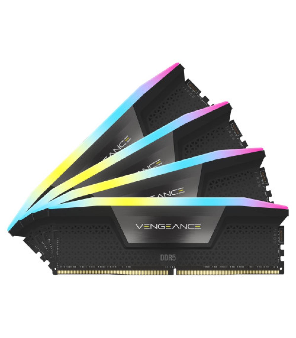 Corsair Vengeance RGB CMH128GX5M4B5600C40 módulo de memoria 128 GB 4 x 32 GB DDR5 5600 MHz