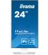 iiyama ProLite XUB2497HSU-W2 pantalla para PC 60,5 cm (23.8") 1920 x 1080 Pixeles Full HD LED Blanco