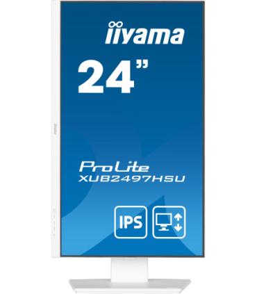 iiyama ProLite XUB2497HSU-W2 pantalla para PC 60,5 cm (23.8") 1920 x 1080 Pixeles Full HD LED Blanco