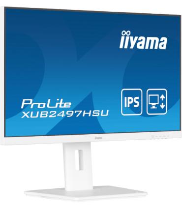 iiyama ProLite XUB2497HSU-W2 pantalla para PC 60,5 cm (23.8") 1920 x 1080 Pixeles Full HD LED Blanco