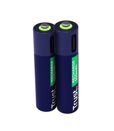 Trust Pack de 2 Pilas Recargables 500 mAh AAA