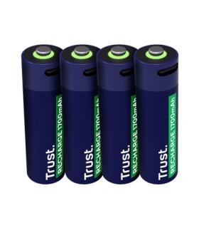 Trust Pack de 4 Pilas Recargables 1700 mAh AA