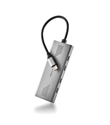 NGS Wonder 4-C 4 en 1 Hub USB-C - 4x USB-C - Velocidad de Transmisión hasta 5 Gbps