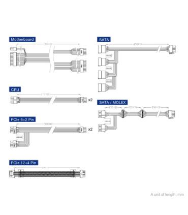 FSP DAGGER PRO ATX3.0(PCIe5.0) 850W unidad de fuente de alimentación 20+4 pin ATX SFX Negro