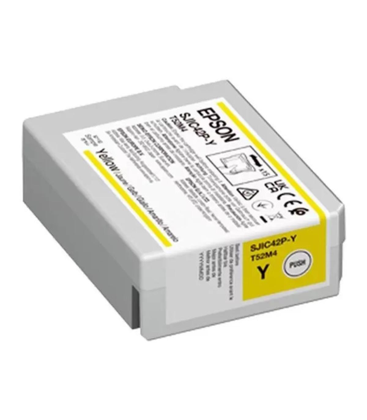 Epson SJIC42P-Y Amarillo Cartucho de Tinta Original - C13T52M440