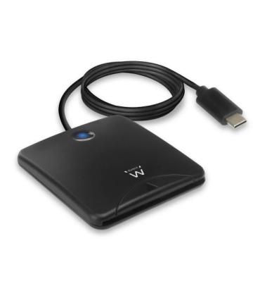 Ewent Lector de Tarjeta Inteligente DNI USB-C - Color Negro