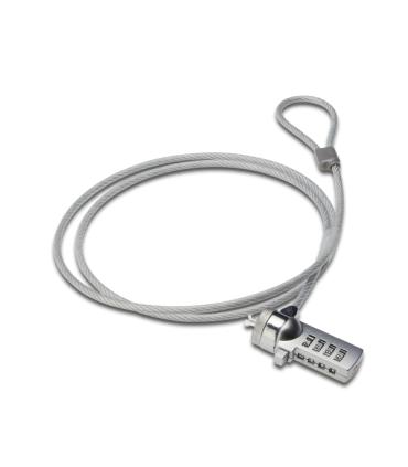 Ewent EW1241 Candado para Portatil con Combinacion - cable 1.5m - Color Plata