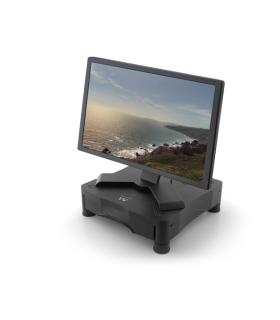 Ewent Elevador para Monitor - Cajon Almacenaje - Color Negro