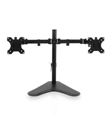 Ewent Soporte de Escritorio para 2 Monitores hasta 32" - VESA Maximo 100x100 - Color Negro
