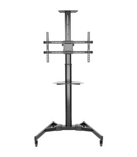 Ewent Aisens Soporte de Suelo EW1440 con Rueda - Bandeja - 37-70 - Peso Maximo Soportado 50Kg - Color Negro