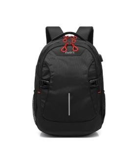 Ewent EW2526 Mochila para Portatil hasta 15" - Puerto USB - Tirantes Ajustables - color Negro