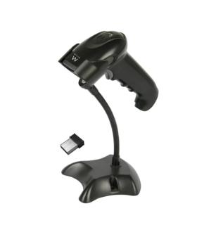 Ewent EW3440 Lector de Codigos de Barras 1D/2D Inalambrico - Autonomia hasta 7h - Color Negro