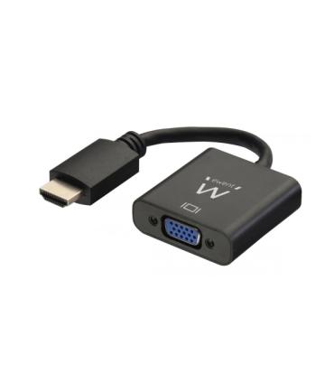 Ewent EW9864 Convertidor HDMI a VGA con Audio - Resolucion Maxima 1920 x 1200 -Color Negro