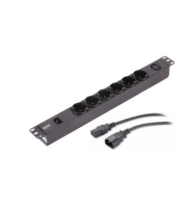 APC EPDU1010B-SCH unidad de distribución de energía (PDU) 7 salidas AC 1U Negro