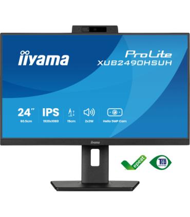 iiyama XUB2490HSUH-B2 pantalla para PC 60,5 cm (23.8") 1920 x 1080 Pixeles Full HD LED Negro