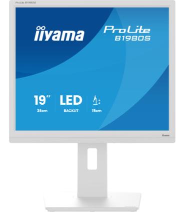 iiyama ProLite B1980S-W1 pantalla para PC 48,3 cm (19") 1280 x 1024 Pixeles SVGA LED Blanco
