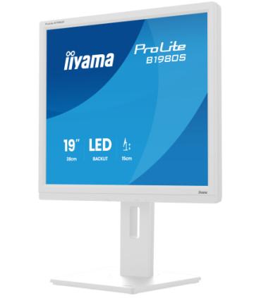 iiyama ProLite B1980S-W1 pantalla para PC 48,3 cm (19") 1280 x 1024 Pixeles SVGA LED Blanco