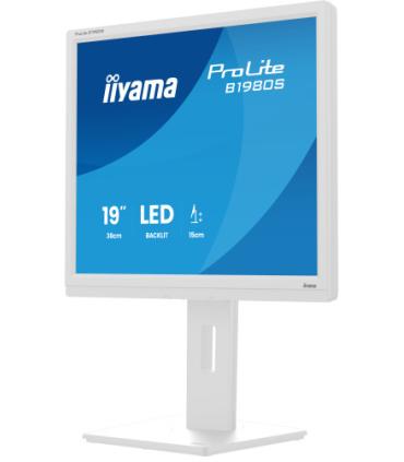 iiyama ProLite B1980S-W1 pantalla para PC 48,3 cm (19") 1280 x 1024 Pixeles SVGA LED Blanco