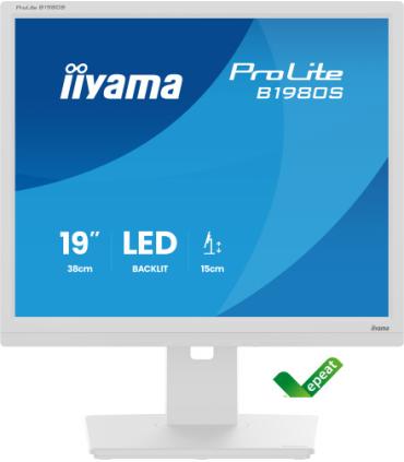 iiyama ProLite B1980S-W1 pantalla para PC 48,3 cm (19") 1280 x 1024 Pixeles SVGA LED Blanco