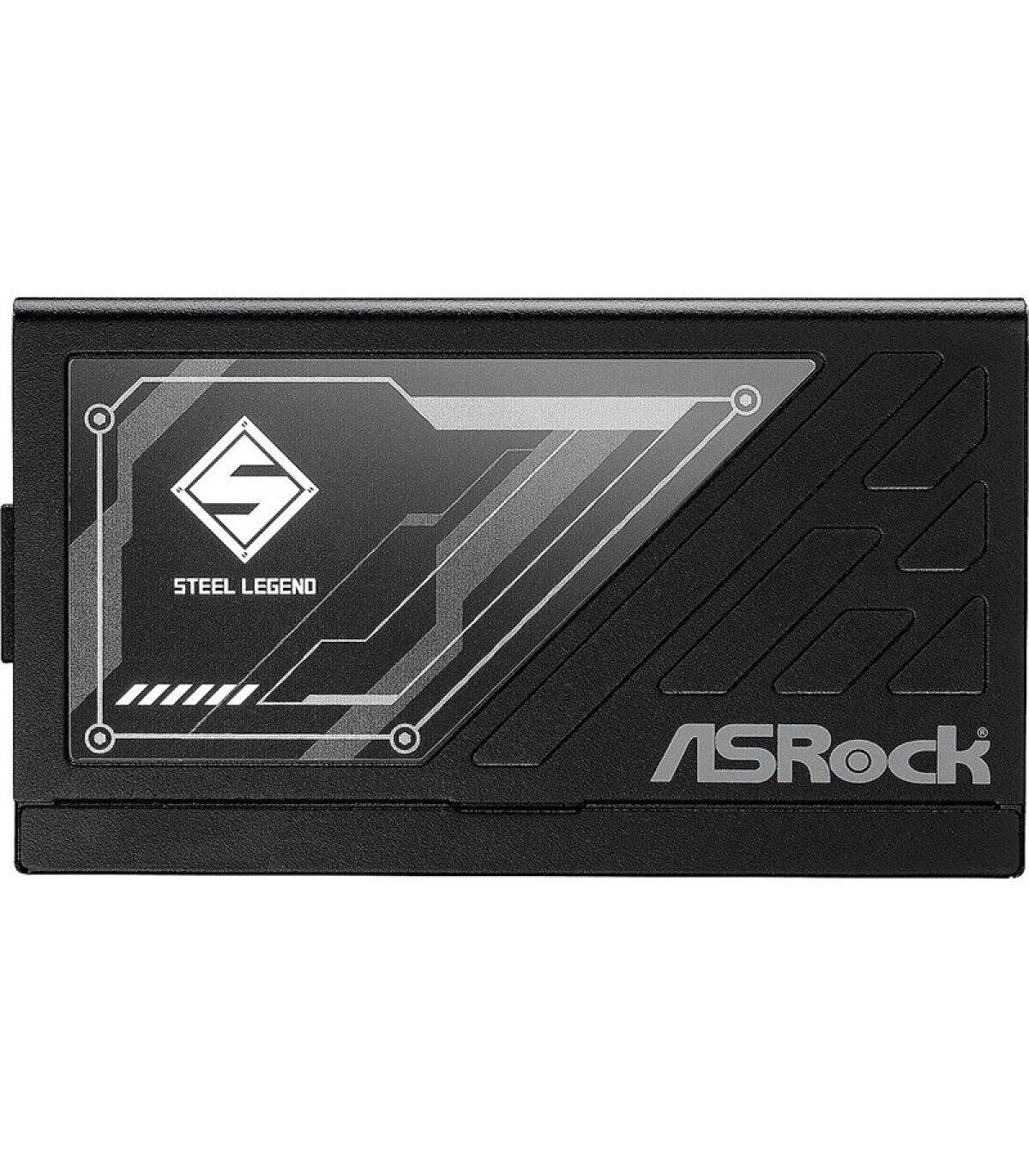 FUENTE ALIMENTACION ASROCK SL-850G,PSU,850W,80 PLUS GOLD,135MM,MODULAR,PCI-E 5.1 (12+4pin)x1,PCI-E (6+2 pin)x3,SATA (5 pin)x9