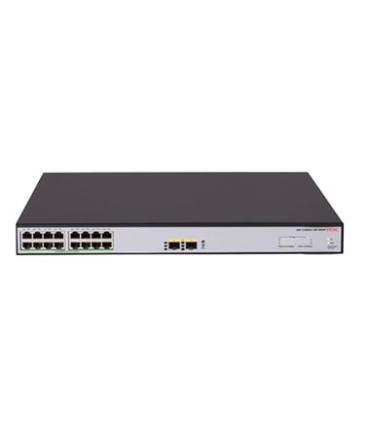 H3C LS-1600V2-18P-HPWR-GL switch Gestionado Gigabit Ethernet (10/100/1000) Energía sobre Ethernet (PoE) Gris, Negro