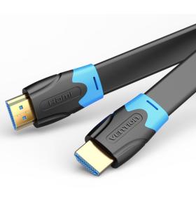 Vention Cable Plano HDMI Macho a HDMI Macho 2.0 4K - 1m - Color Negro