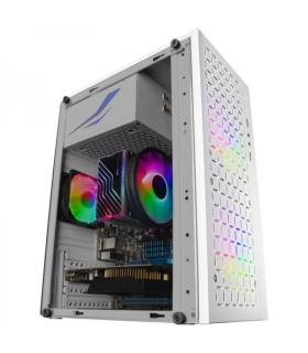 Mars Gaming MC-CORE Minitorre Gaming - Rejilla Metal-MESH - Ventana Lateral - 2 Ventiladores FRGB - Soporte Micro-ATX/Mini-ITX..