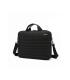 CoolBox Maletin para Portatil hasta 14" - Compartimento Principal Acolchado - Tejido Impermeable - Color Negro