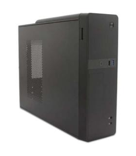 CoolBox T310 Slim Caja Torre Micro ATX, Mini ITX - Tamaño HDD 2.5", 3.5" - USB-2.0, USB 3.0, USB-C - Fuente de Alimentacion 500W