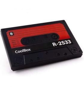 CoolBox SlimChase R-2533 Retro Caja Externa Disco SSD y HDD 2.5" SATA a USB 3.0 - Diseño Cassette de Audio